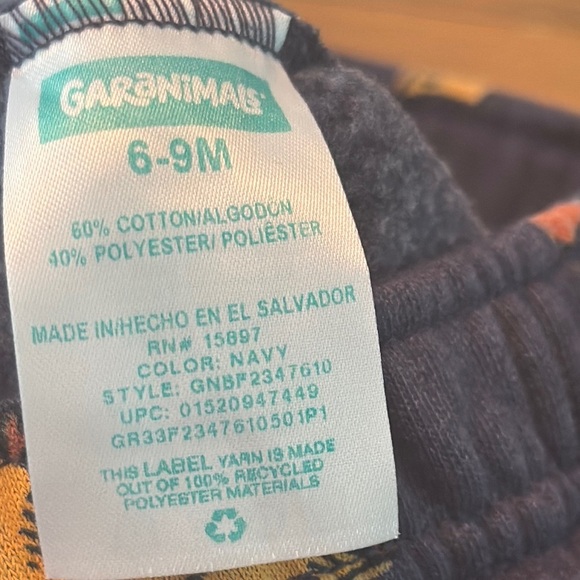 Garanimals 6-9 months sweatpants dinosaurs and trucks - Picture 6 of 7